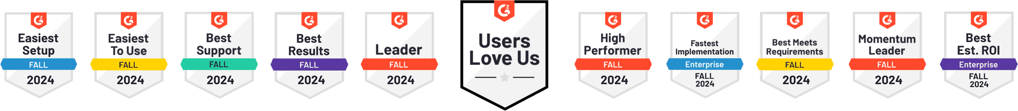 HaloCRM G2 Badges 2024