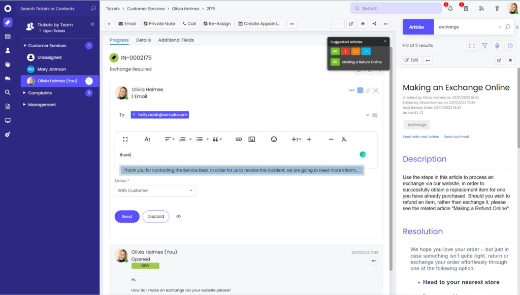 Support intuitif et conversationnel qui fonctionne pour tout le monde